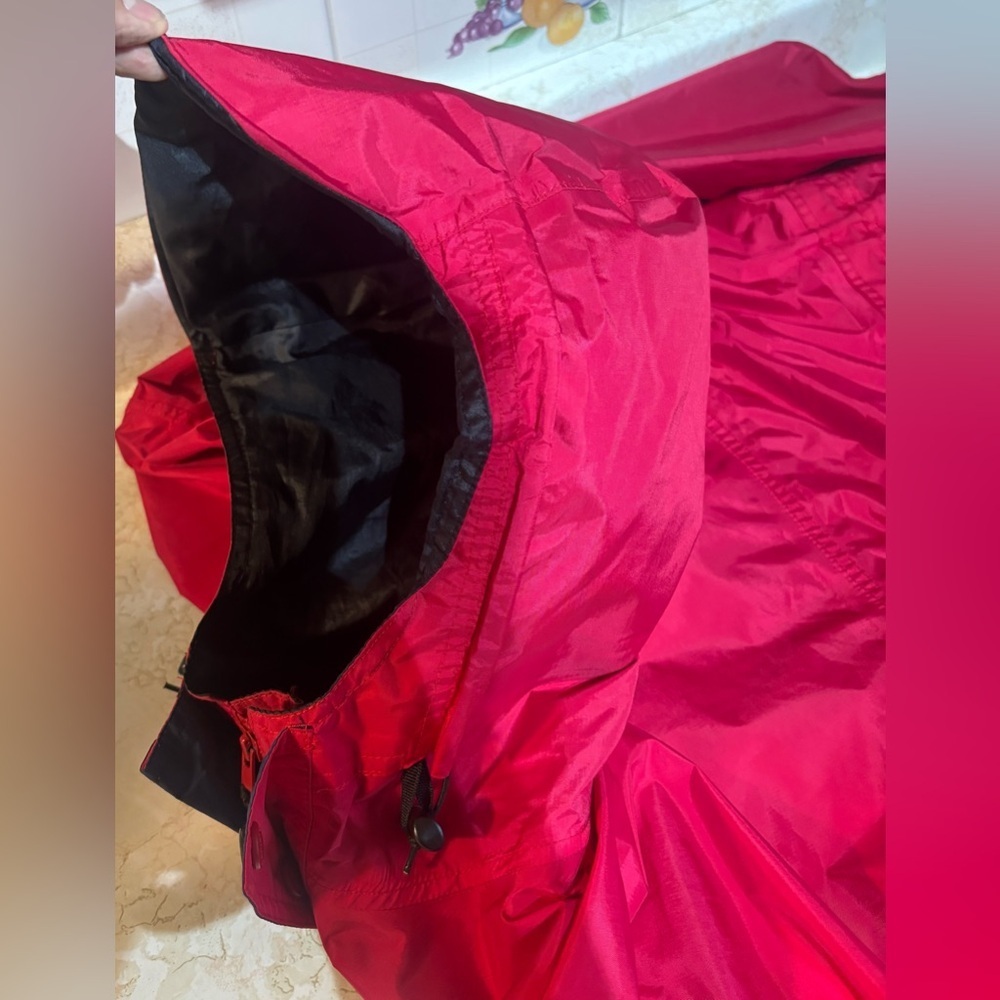 Vintage 90's Chlorophylle Red Gore-Tex Rain Jacket Men's Large - Picture 10 of 11